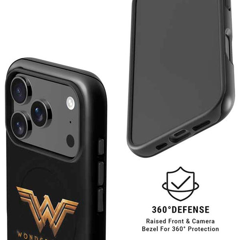DC Comics Wonder Woman Gold Emblem iPhone 17 Pro Max Magsafe Impact Case