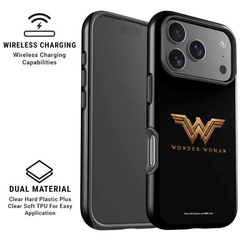 DC Comics Wonder Woman Gold Emblem iPhone 17 Pro Max Magsafe Impact Case
