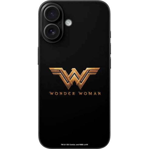 DC Comics Wonder Woman Gold Emblem iPhone 17 Skin