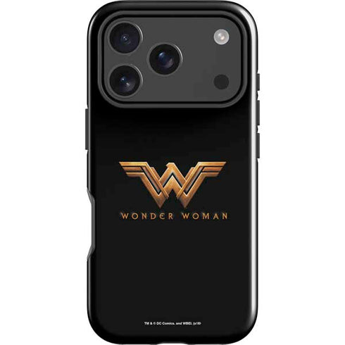 DC Comics Wonder Woman Gold Emblem iPhone 18 Pro Impact Case