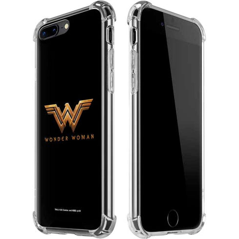 DC Comics Wonder Woman Gold Emblem iPhone Cases