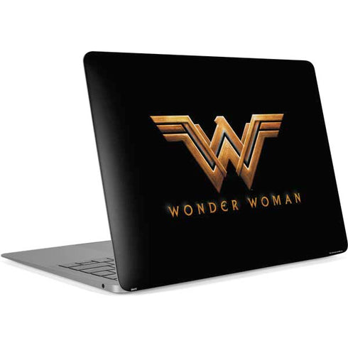 DC Comics Wonder Woman Gold Emblem Apple MacBook Air Skin