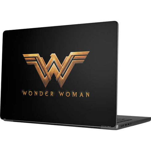 DC Comics Wonder Woman Gold Emblem Apple MacBook Pro 14-inch Skin