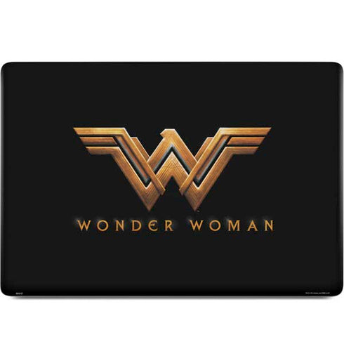 DC Comics Wonder Woman Gold Emblem MacBook Skins