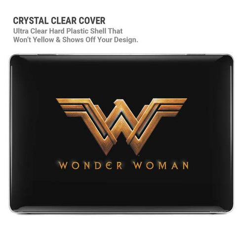 DC Comics Wonder Woman Gold Emblem MacBook Cases