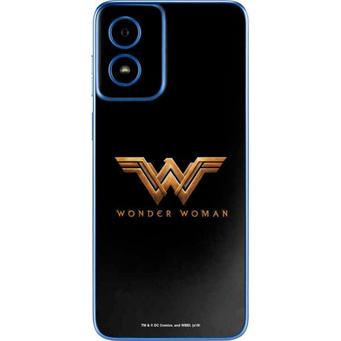 DC Comics Wonder Woman Gold Emblem Moto G Play 4G (2024) Skin