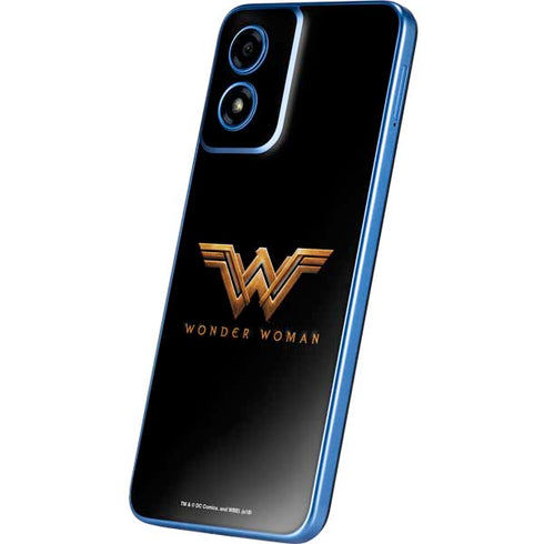 DC Comics Wonder Woman Gold Emblem Moto G Play 4G (2024) Skin
