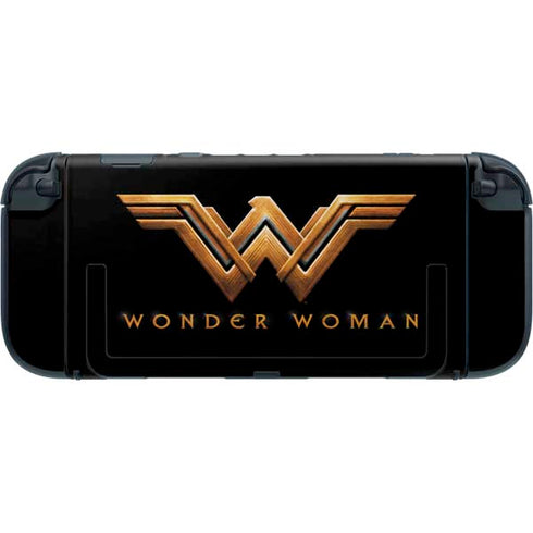 DC Comics Wonder Woman Gold Emblem Nintendo Switch 2 (2025) with Joy-Con Skin