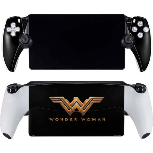 DC Comics Wonder Woman Gold Emblem PlayStation Portal Remote Player Skin