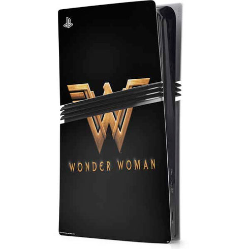 DC Comics Wonder Woman Gold Emblem PlayStation PS5 Skins