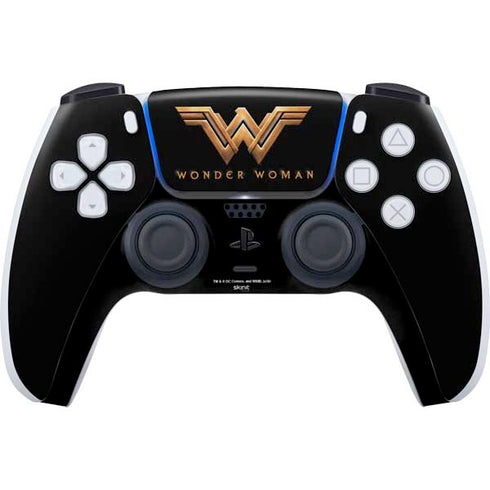 DC Comics Wonder Woman Gold Emblem PlayStation PS5 Skins