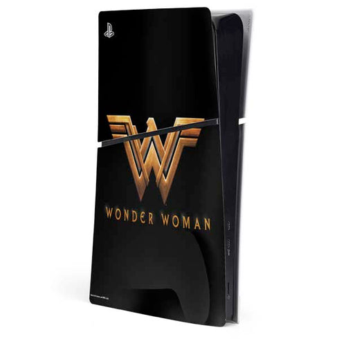 DC Comics Wonder Woman Gold Emblem PlayStation PS5 Skins