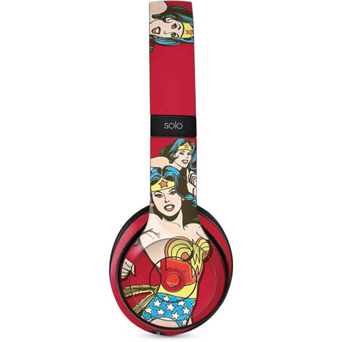 DC Comics Wonder Woman Vintage Action pose Beats Solo 3 Wireless Skin