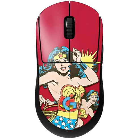 DC Comics Wonder Woman Vintage Action pose G Pro Wireless Gaming Mouse Skin