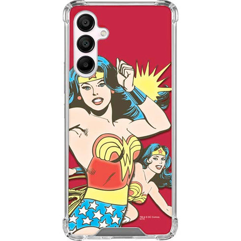DC Comics Wonder Woman Vintage Action pose Galaxy A16 5G Clear Case