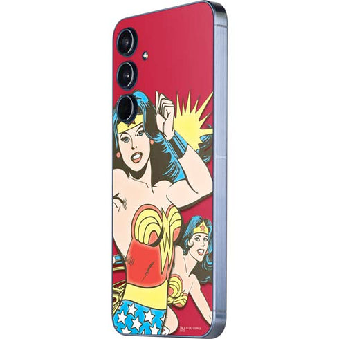 DC Comics Wonder Woman Vintage Action pose Galaxy A35 5G Skin