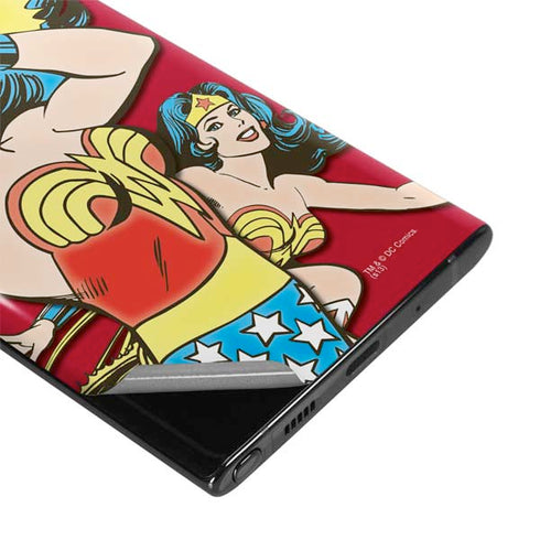 DC Comics Wonder Woman Vintage Action pose Galaxy Note 10 Plus Skin