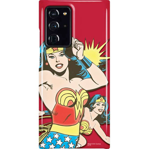 DC Comics Wonder Woman Vintage Action pose Galaxy Cases