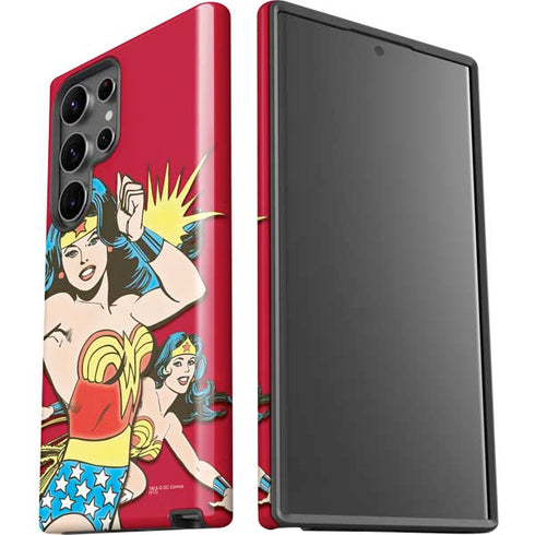 DC Comics Wonder Woman Vintage Action pose Galaxy S23 Ultra Pro Case