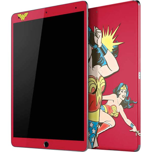 DC Comics Wonder Woman Vintage Action pose iPad Skins