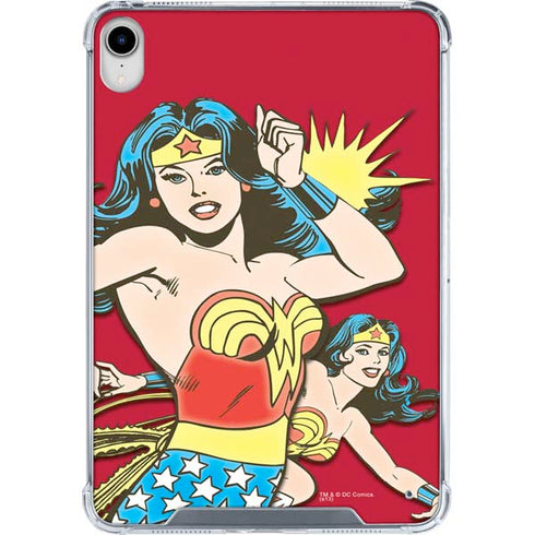 DC Comics Wonder Woman Vintage Action pose iPad 11th Gen (2025) Clear Case