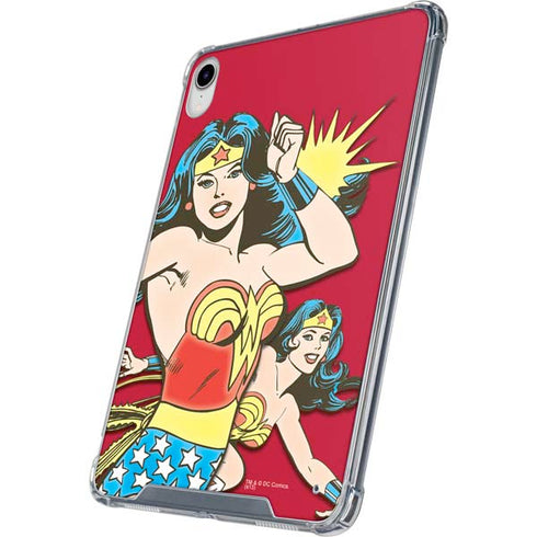 DC Comics Wonder Woman Vintage Action pose iPad 11th Gen (2025) Clear Case