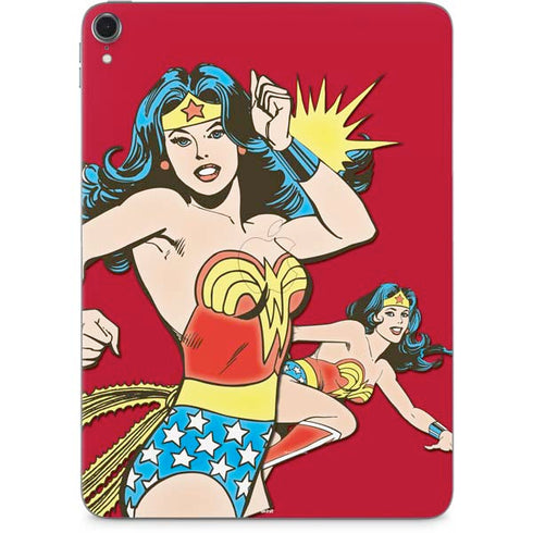 DC Comics Wonder Woman Vintage Action pose Apple iPad Pro Skin