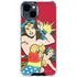 DC Comics Wonder Woman Vintage Action pose iPhone 15 Clear Case