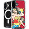 DC Comics Wonder Woman Vintage Action pose iPhone 16 MagSafe Case