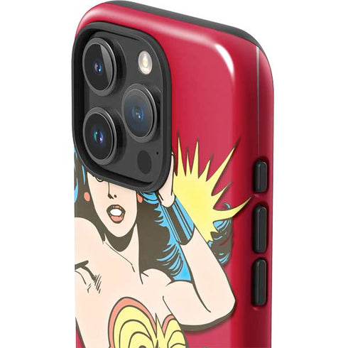 DC Comics Wonder Woman Vintage Action pose iPhone 16 Pro Impact Case