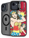 DC Comics Wonder Woman Vintage Action pose iPhone 16e Kickstand Case