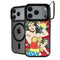 DC Comics Wonder Woman Vintage Action pose iPhone 18 Pro Kickstand Case
