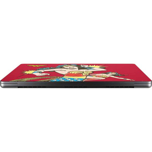DC Comics Wonder Woman Vintage Action pose Apple MacBook Pro 14-inch Skin