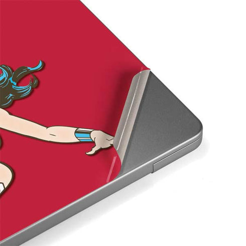 DC Comics Wonder Woman Vintage Action pose Apple MacBook Pro 14-inch Skin
