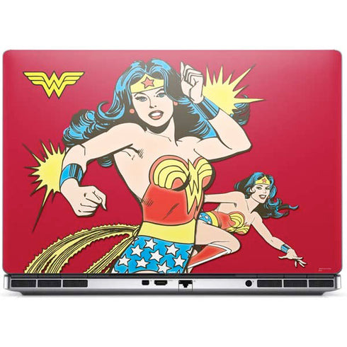 DC Comics Wonder Woman Vintage Action pose Dell Precision Skin