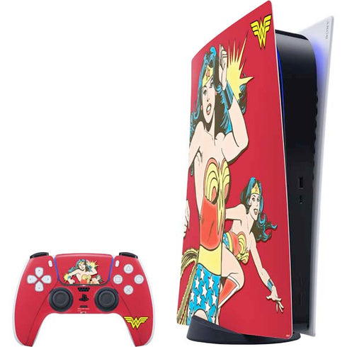 DC Comics Wonder Woman Vintage Action pose PlayStation PS5 Skins