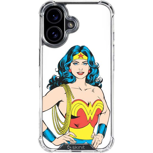 DC Comics Wonder Woman iPhone 16 Plus Clear Case