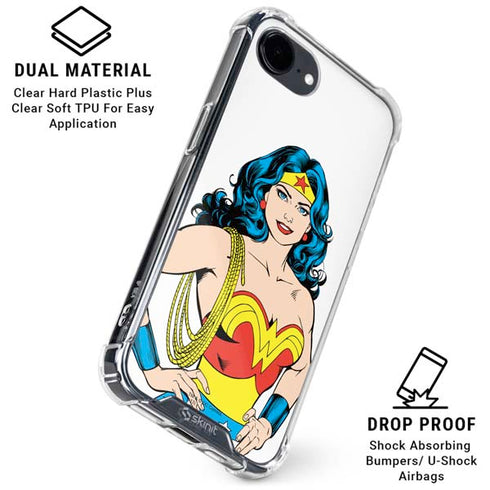 DC Comics Wonder Woman iPhone 16e Clear Case