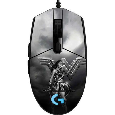 The Justice League (2017) Wonder Woman Poster G203 Prodigy RGB Wired Gaming Mouse Skin
