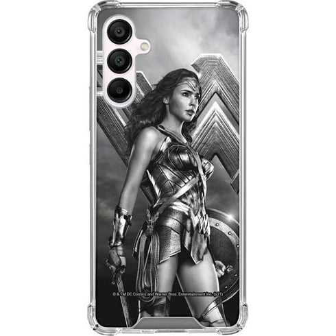 The Justice League (2017) Wonder Woman Poster Galaxy A16 5G Clear Case