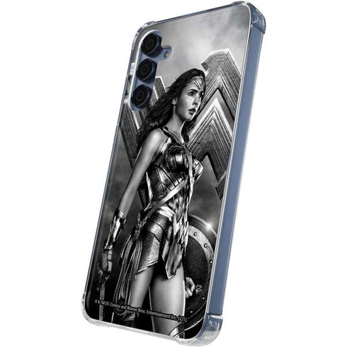 The Justice League (2017) Wonder Woman Poster Galaxy A35 5G Clear Case