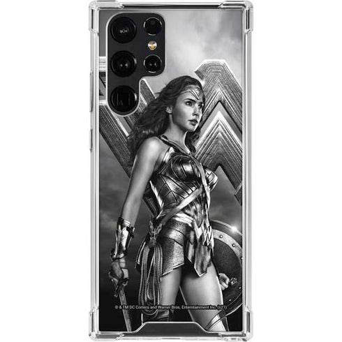 The Justice League (2017) Wonder Woman Poster Galaxy S23 Ultra Clear Case