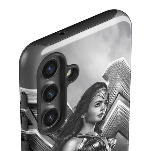 The Justice League (2017) Wonder Woman Poster Galaxy S25 Impact Case