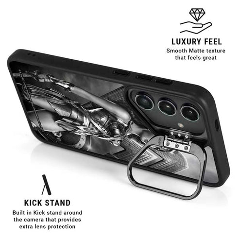 The Justice League (2017) Wonder Woman Poster Galaxy S24 Plus Kickstand Case