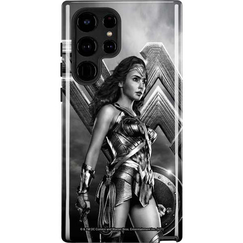 The Justice League (2017) Wonder Woman Poster Galaxy S25 Ultra Impact Case