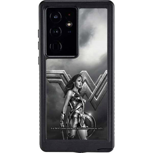 The Justice League (2017) Wonder Woman Poster Galaxy S24 Ultra Waterproof Case