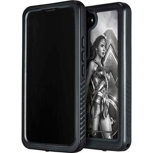 The Justice League (2017) Wonder Woman Poster Galaxy S24 Waterproof Case