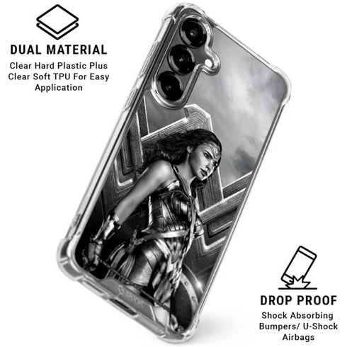 The Justice League (2017) Wonder Woman Poster Galaxy S26 Clear Case