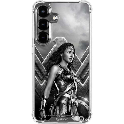 The Justice League (2017) Wonder Woman Poster Galaxy S26 Plus Clear Case