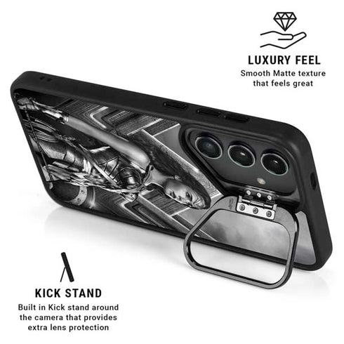The Justice League (2017) Wonder Woman Poster Galaxy S26 Plus Kickstand Case